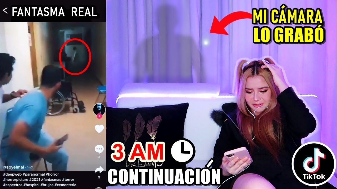 REACCIONANDO A FANTASMAS DE TIKTOK 😰ME OBSERVAN