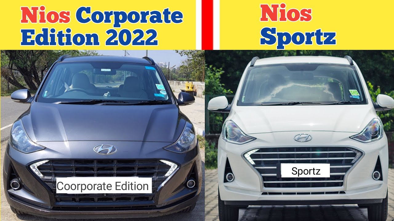 Comparison : Hyundai Grand i10 Nios Sportz vs Corporate Edition 2022 || Which One is Value For Money