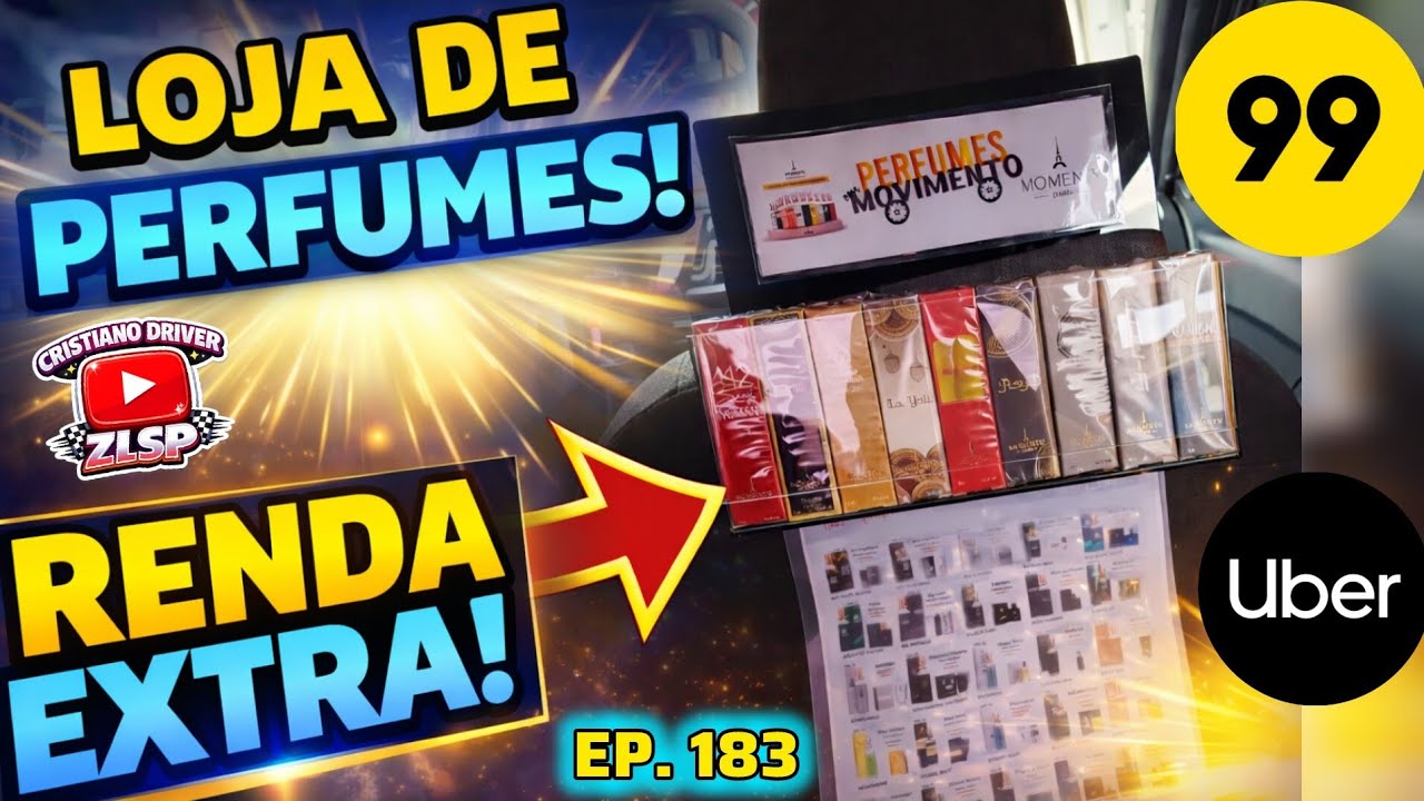 CORRIDA DE R$ 7,00 VIROU R$ 207,00 COM A VENDA DOS PERFUMES NO CARRO