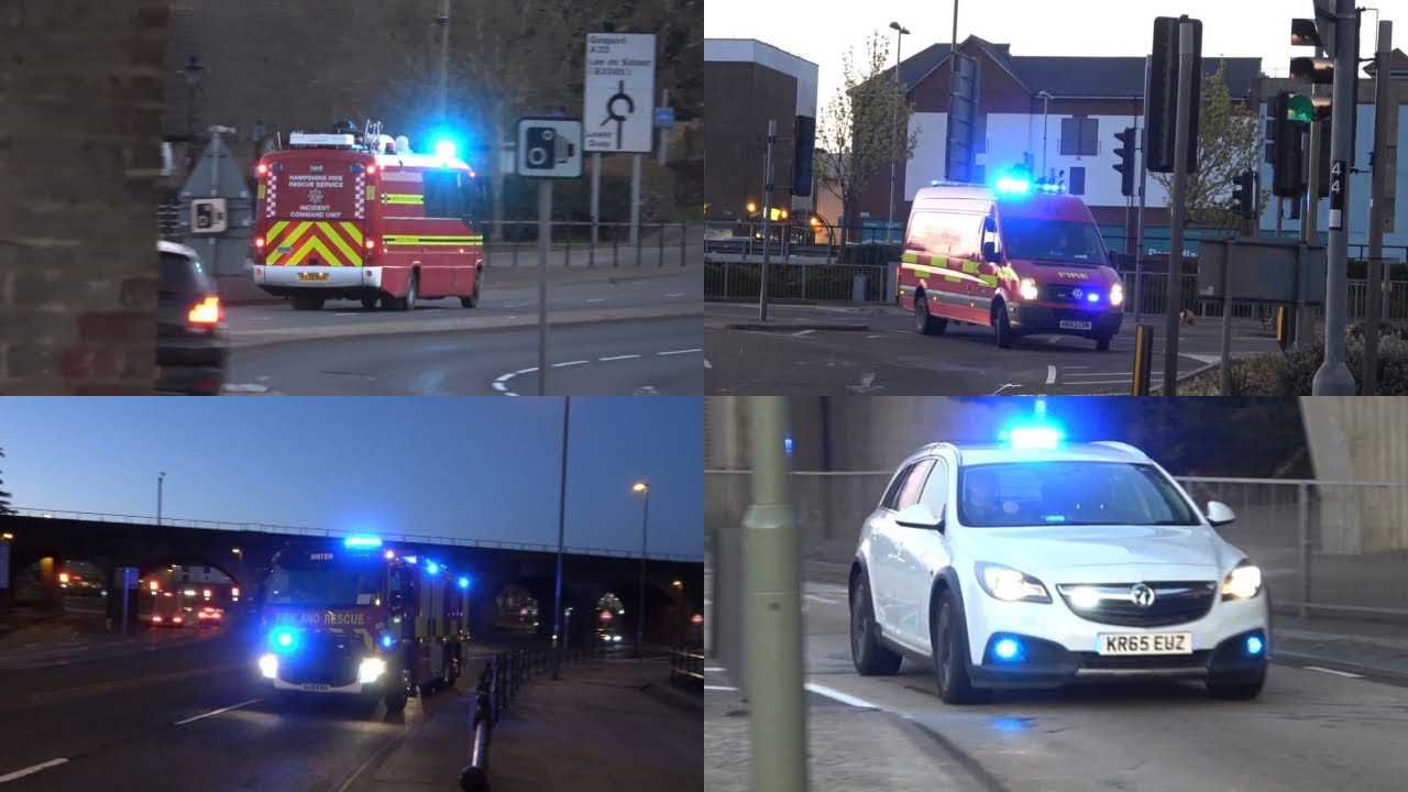 **MAJOR RESPONSE** industrial fire in Gosport