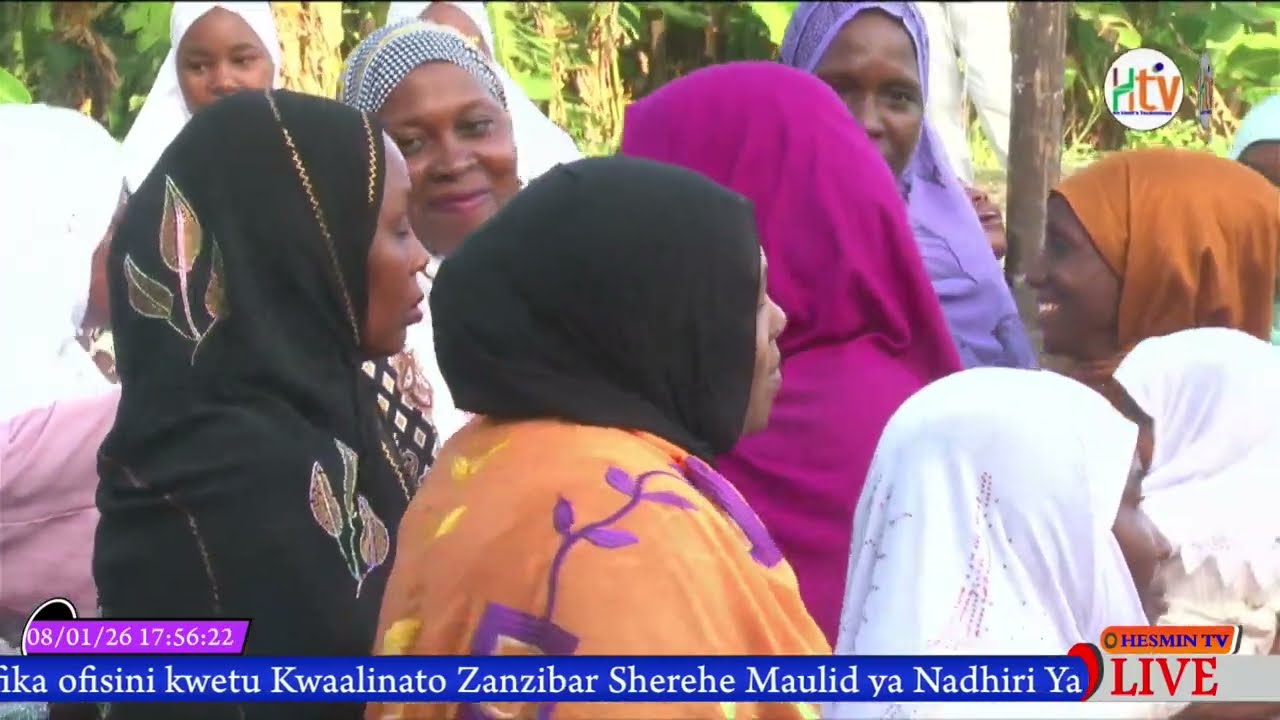 🔴 Live Maulid Ya Naziri Kazole Zanzibar   -  Tarehe 08/01/2026
