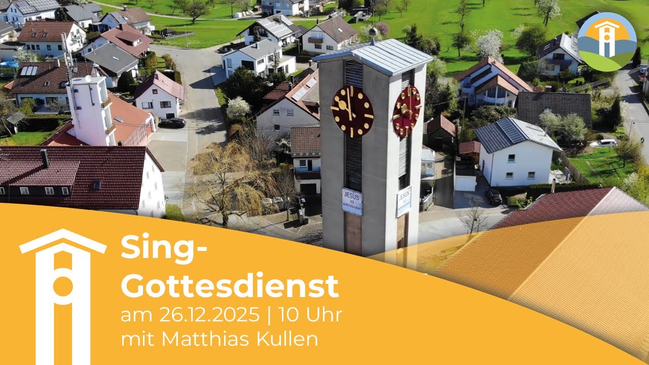 Sing-Gottesdienst am 26.12.2025 mit Matthias Kullen