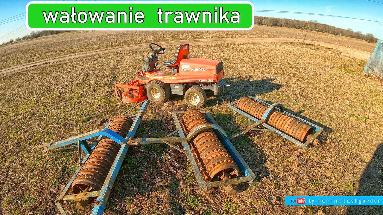 wałowanie trawnika