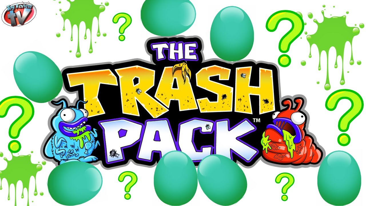 The Trash Pack Mystery Trashies Surprise Eggs Toy Review & Unboxing