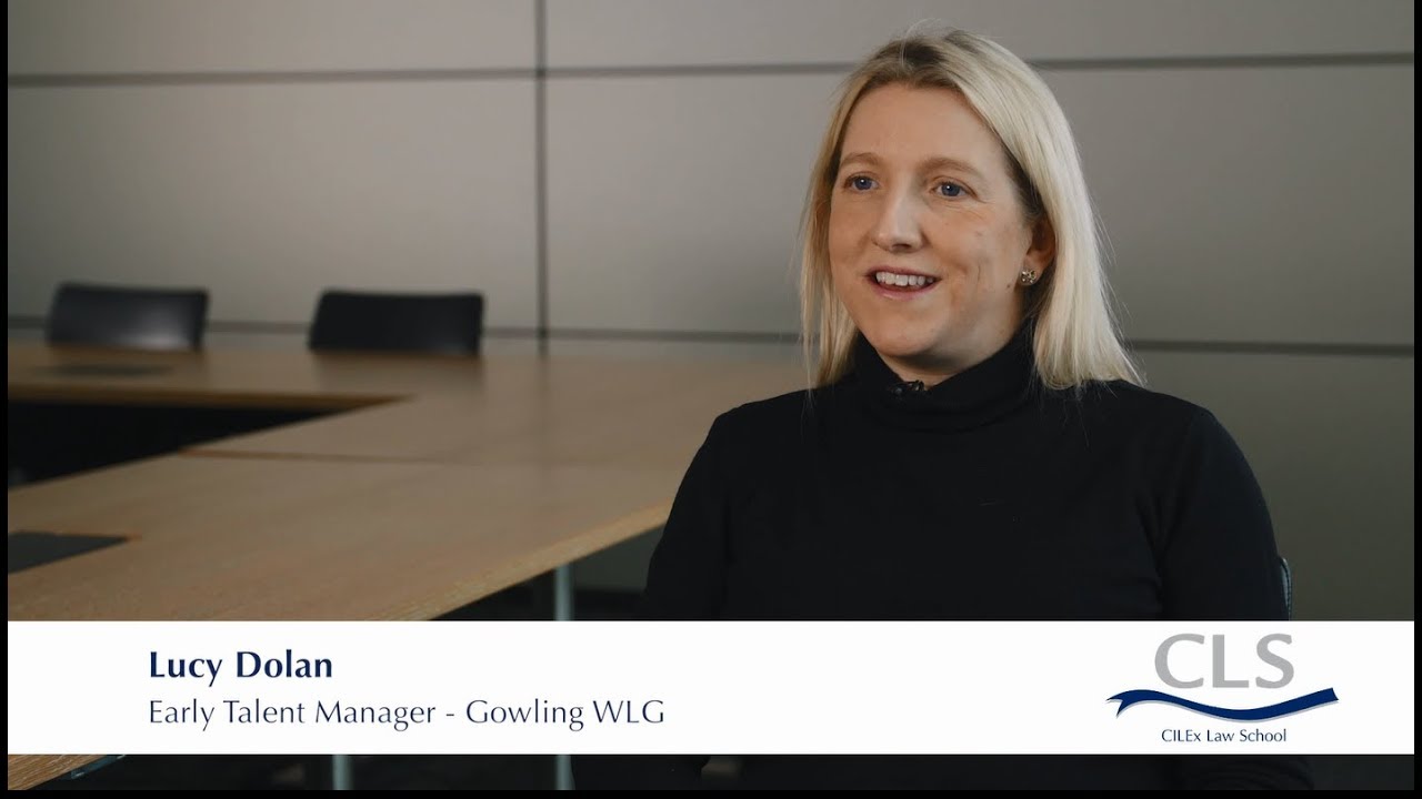 Lucy Dolan, Early Talent Manager, talks about Gowling WLG's apprenticeship programme