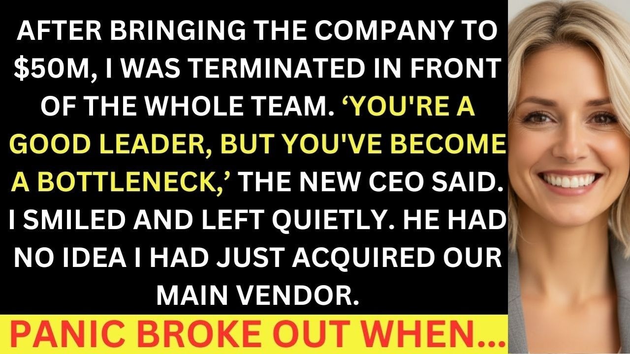 Меня уволили на глазах у всей команды после того, как я вывел компанию на уровень 50 миллионов до...