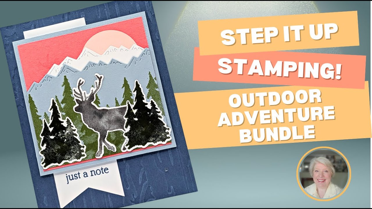 Easy Masculine Cards Using the Outdoor Adventure Bundle | Step It Up Stamping