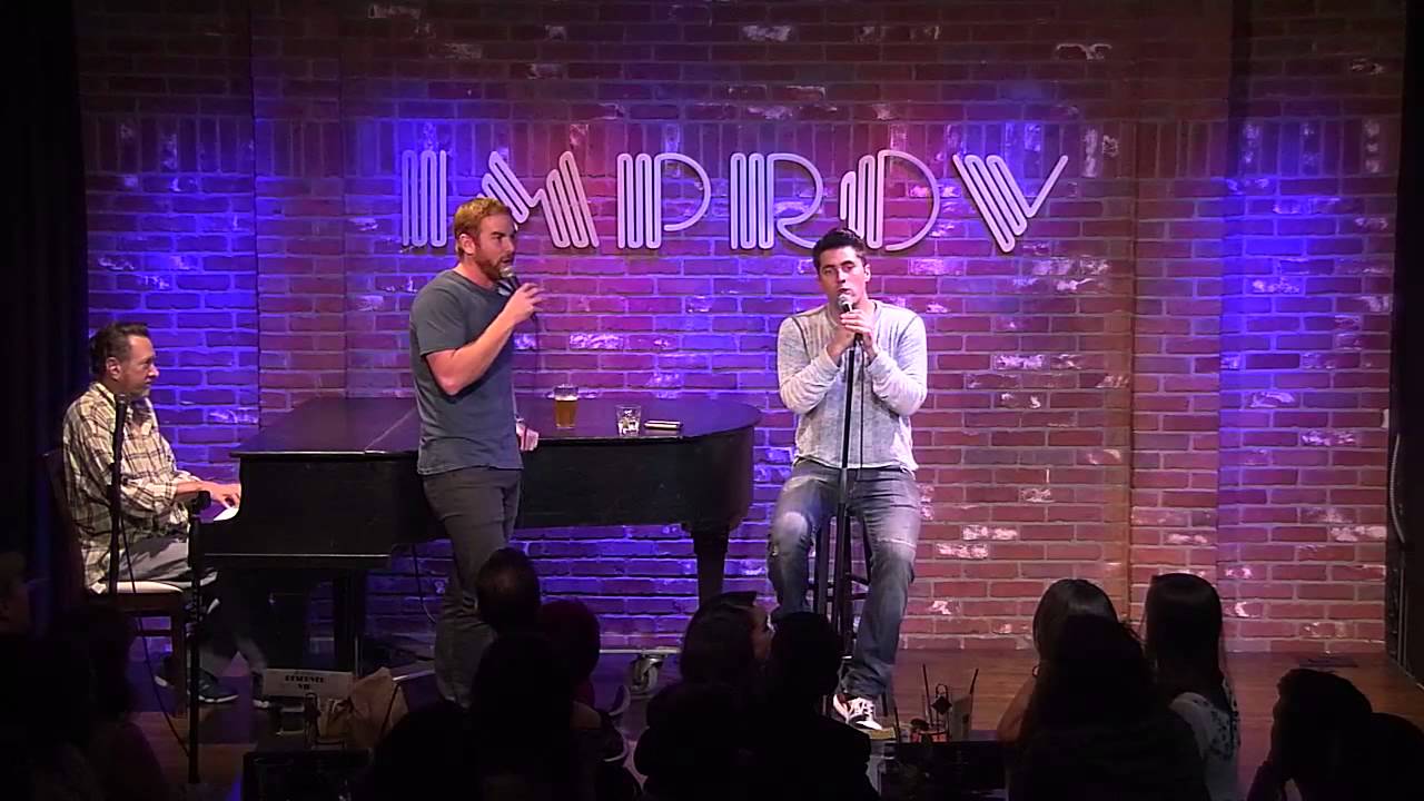 ADAM RAY, ANDREW SANTINO & JOEY MCINTYRE at Hollywood Improv!!