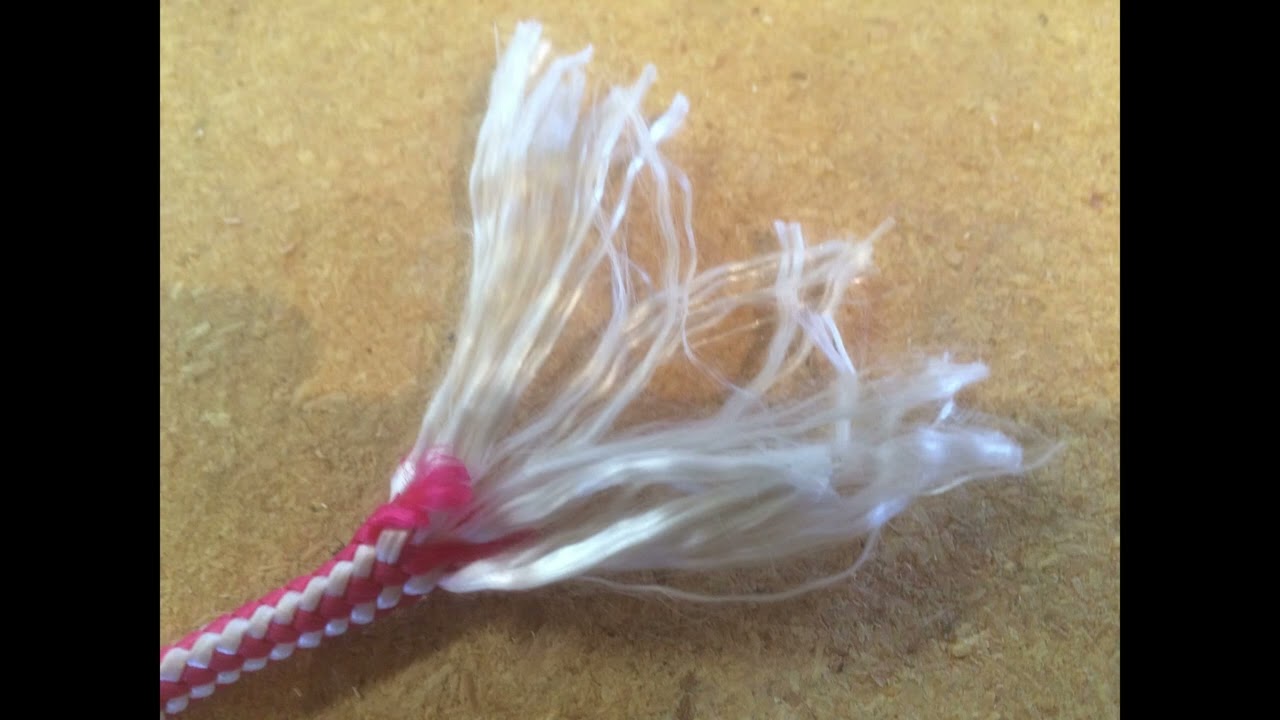 Splicing Small Diameter Braided Rope without a Fid