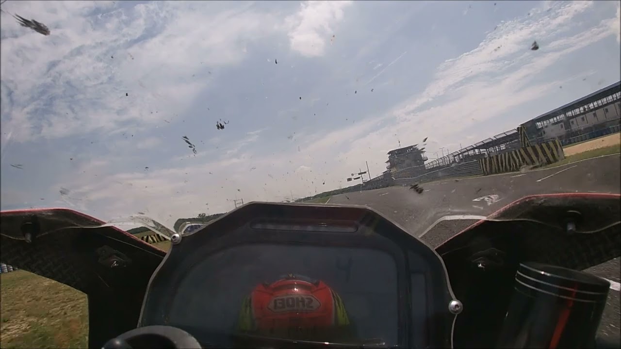 Pannoniaring BMW S1000RR 1.56 Onboard Rennen Gasss