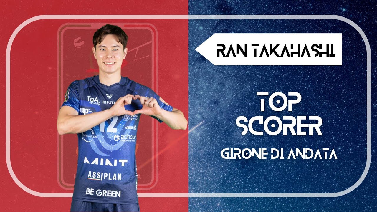 RAN TAKAHASHI | 155 punti: TOP SCORER Mint Vero Volley Monza girone di andata