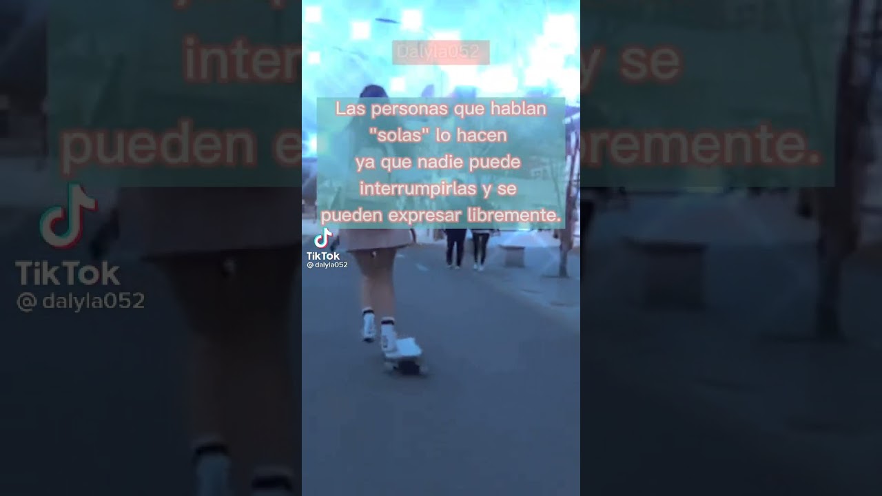 &iquest;Sabes porque algunas personas hablan solas?