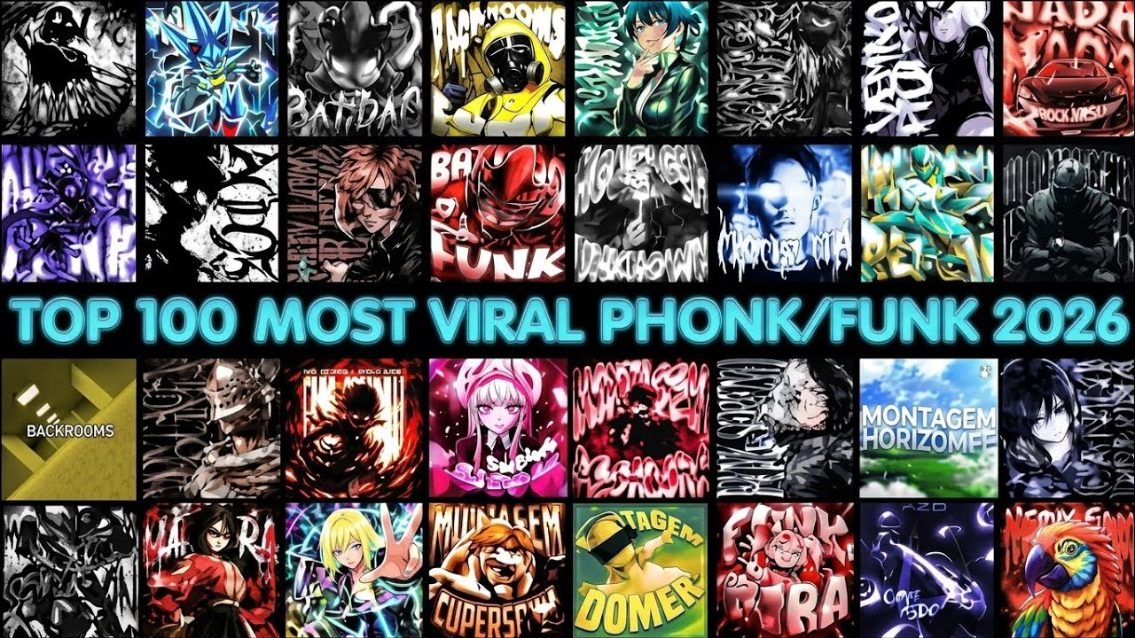 TOP 100 MOST VIRAL PHONK/FUNK 2026 SONGS 🎵 PLAYLIST 🎵