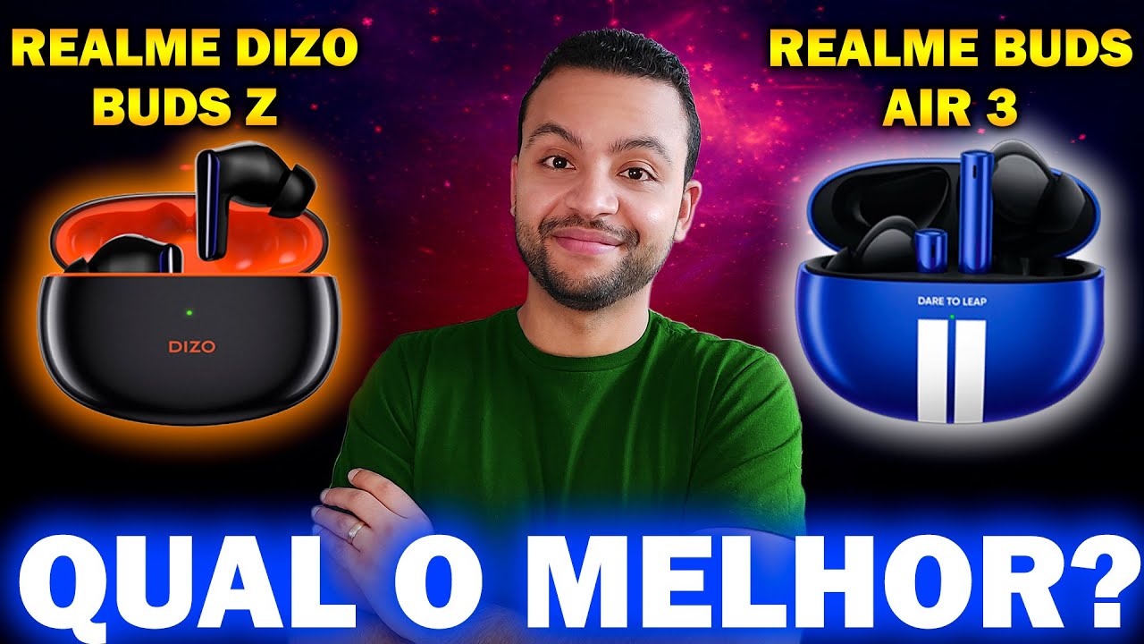 Realme DIZO Buds Z vs Realme Buds Air 3 / ME SURPREENDI
