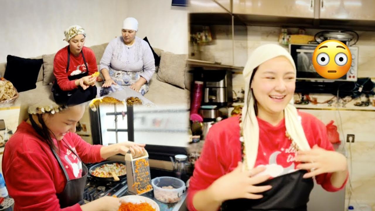 واخيراً ايمان وامينة نوضوها 😡فهدا فطور 🍳 فاتي كاع ماجات قفرنها من عندها درنا شهيوات🤔