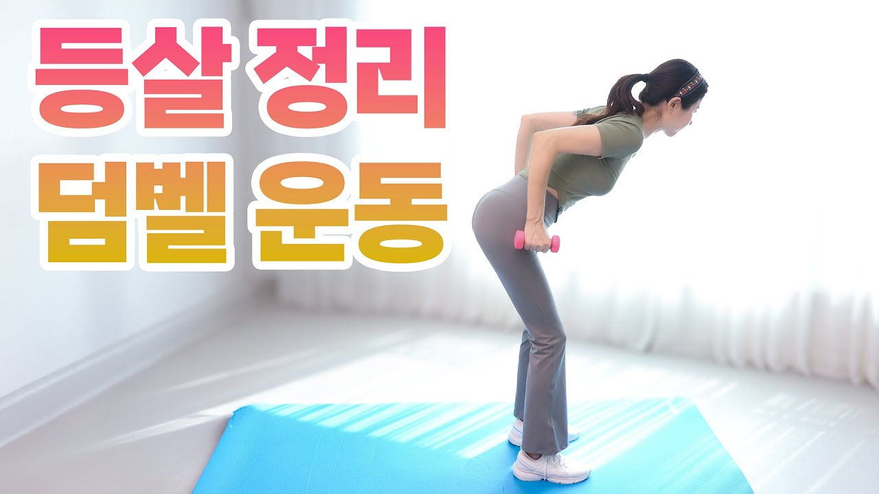등살 정리 덤벨 운동