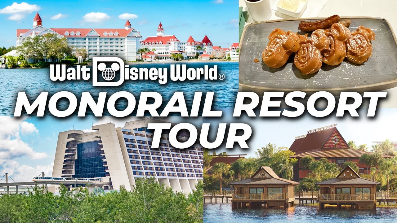 Let's Go on A Disney World Monorail Resort & Food Tour! What's Our Favorite Monorail Resort?