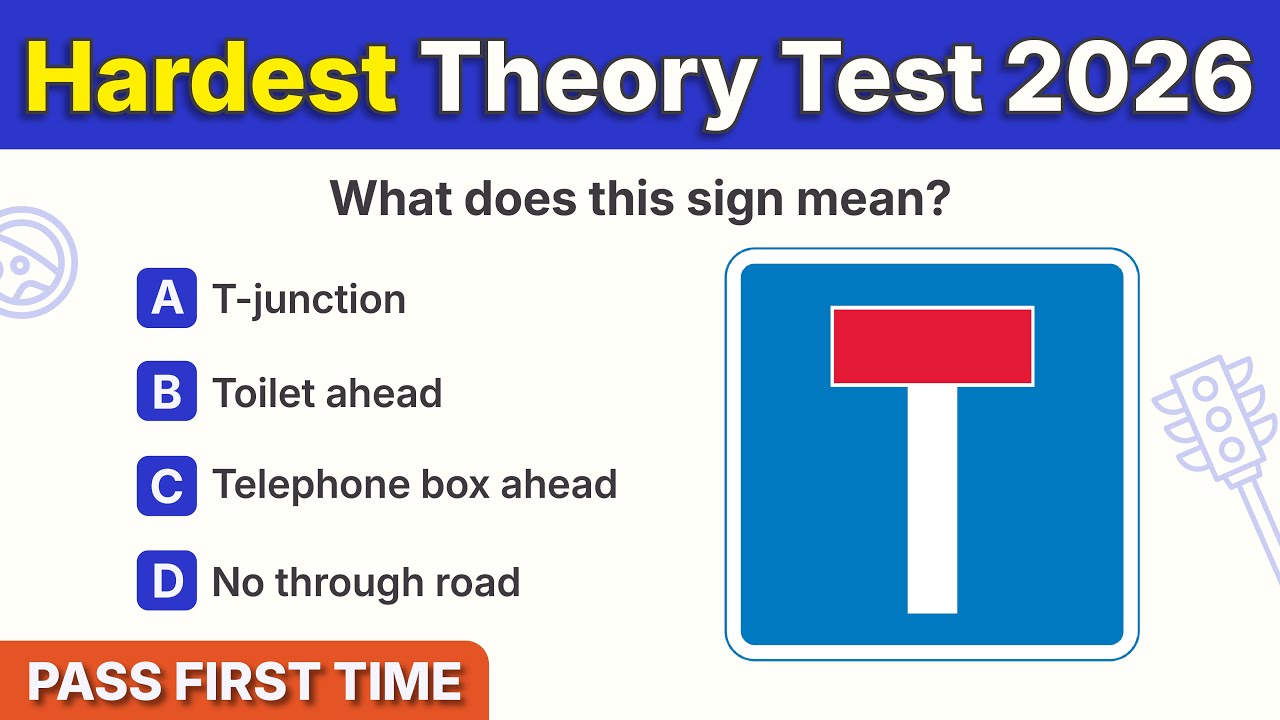Theory Test 2026 UK | HARDEST UPDATED DVSA Styled Questions (NEW!) | PASS FIRST TIME