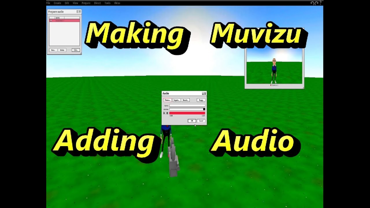 Making Muvizu Movies adding audio