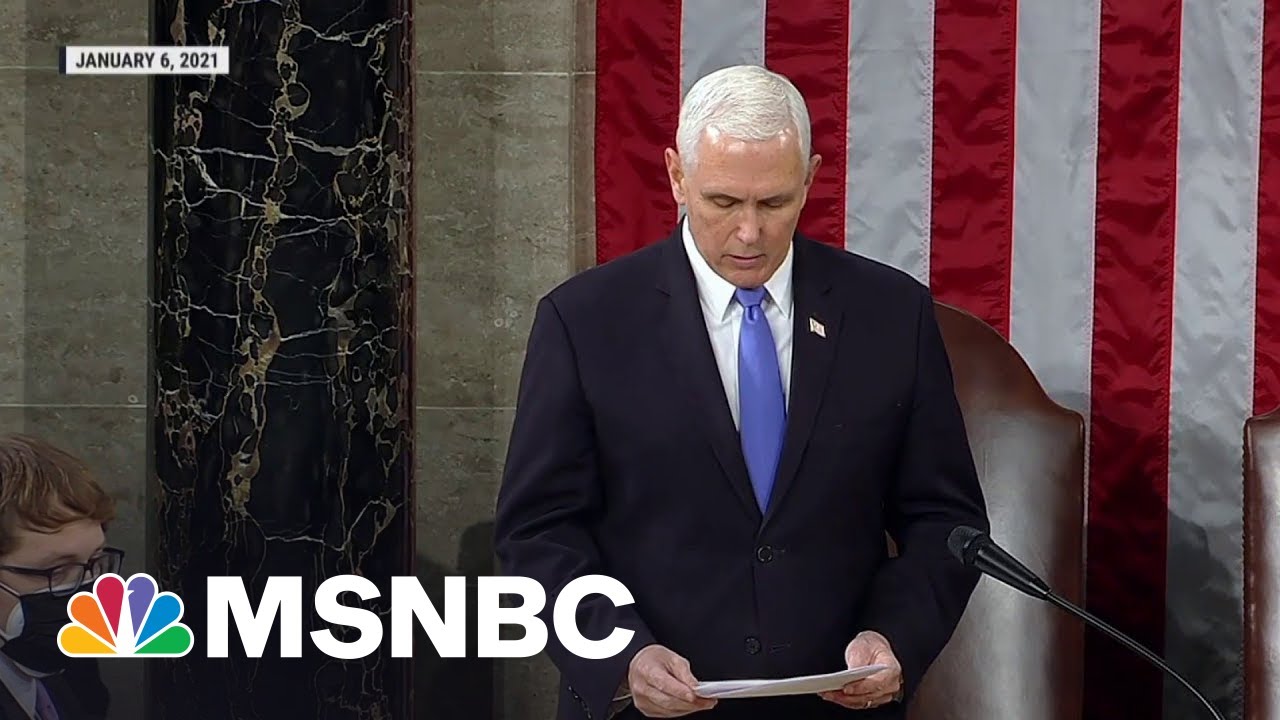 Mike Pence Script Change Seems To Address Fake Trump Elector Scheme