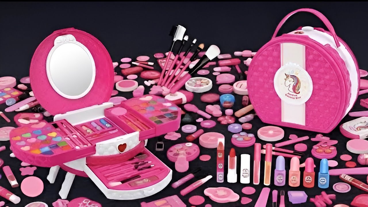 Unboxing My Pink Makeup & Purse Kit | ASMR Tapping + Whisper Triggers💜