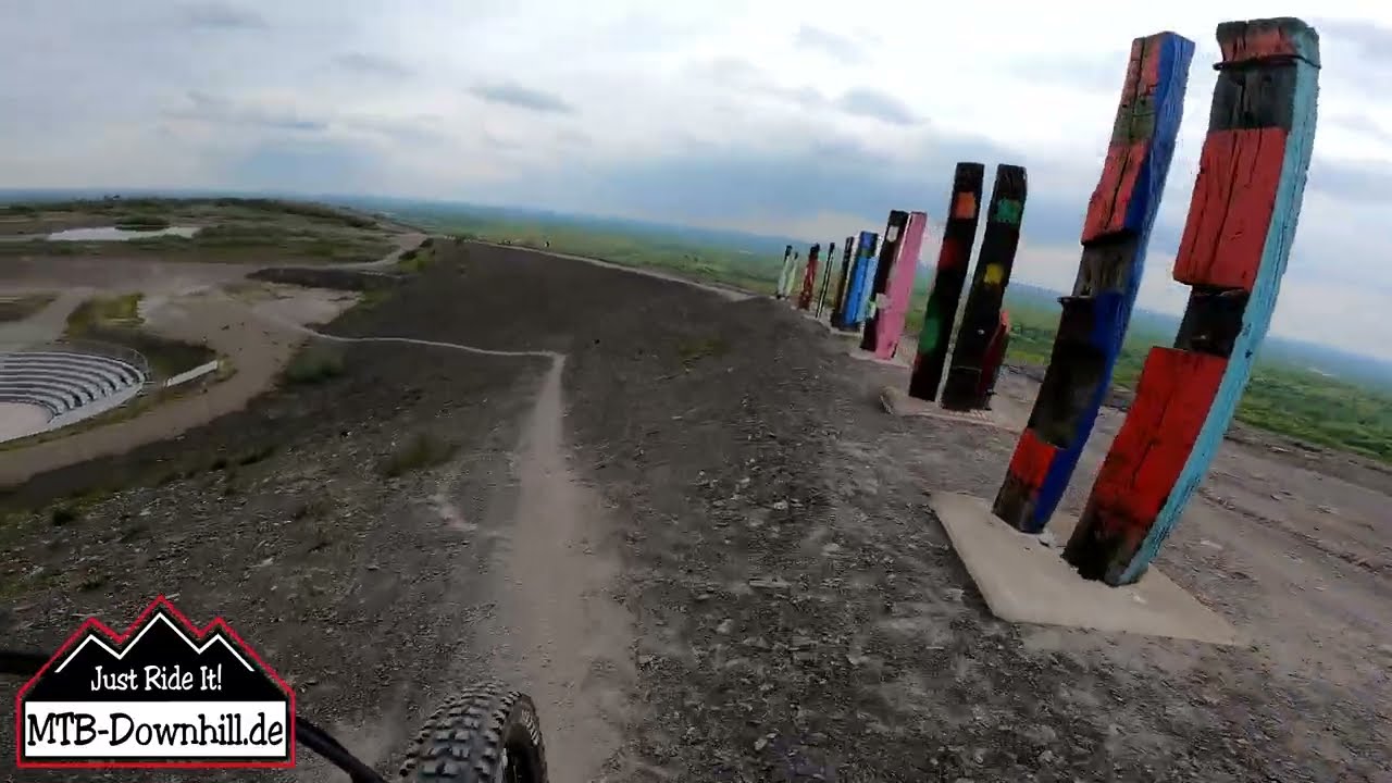 Halde Haniel - Trail Ground Test / Bike Park Test –Trails in RAW - Sturz inklusive – MTB-Downhill.de