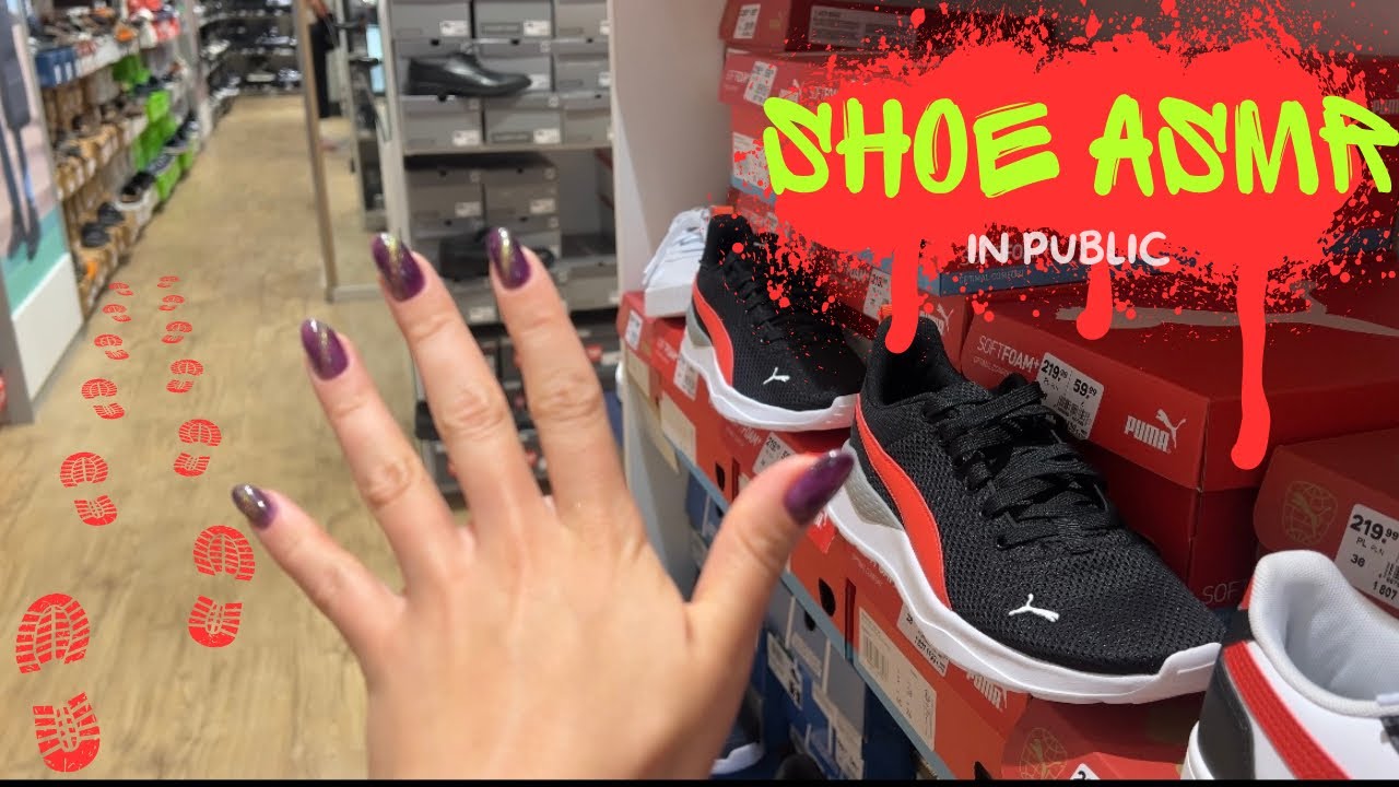 Shoe ASMR In Public 👠 👟