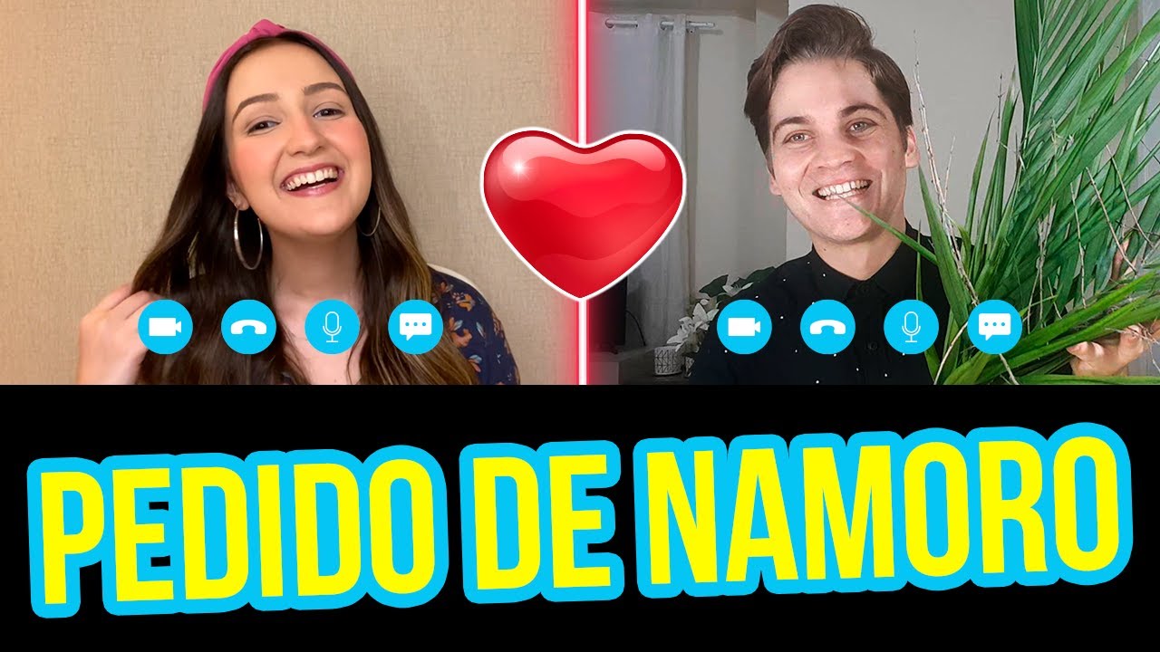 O ENCONTRO ROMÂNTICO ONLINE DA CAMILA E DO DANIEL