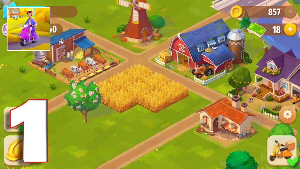 Riverside: Fun Farm Village - Gameplay Walkthrough Part 1 (iOS, Android)
