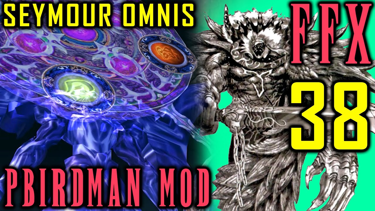Final Fantasy X - Pbirdman Challenge Mod Walkthrough - Part 38 - Seymour Omnis Boss 1st Encounter