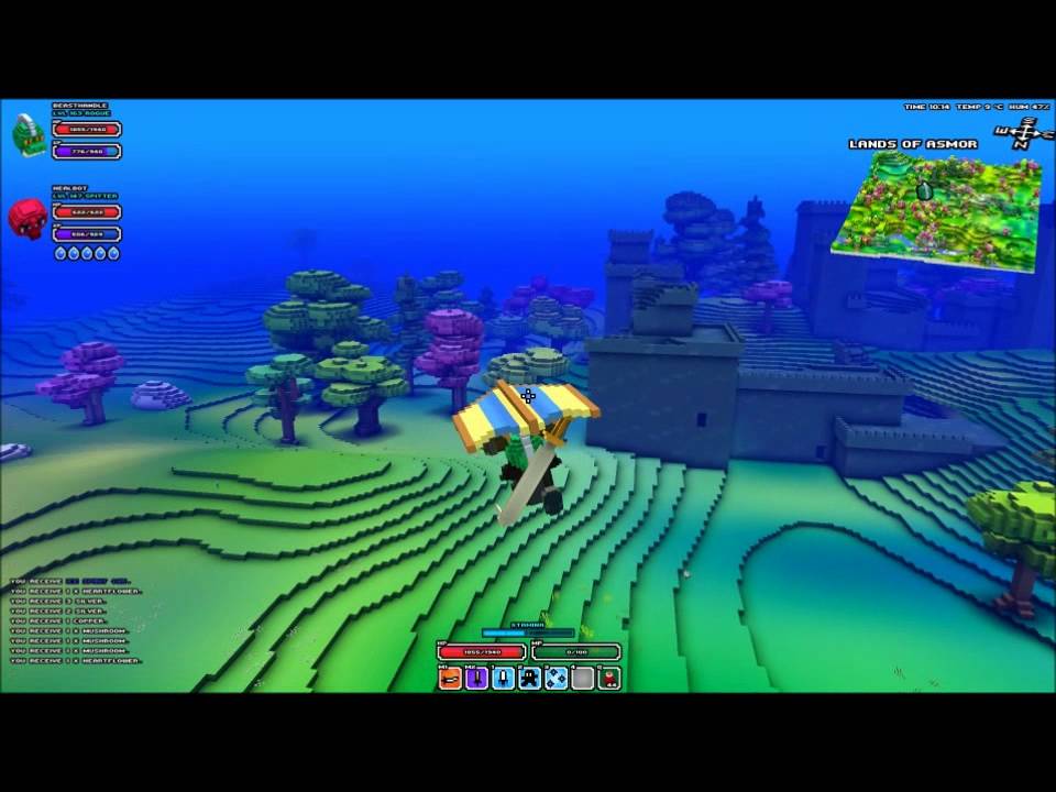 Cube World Item Hunting: Red Longsword Formula +85