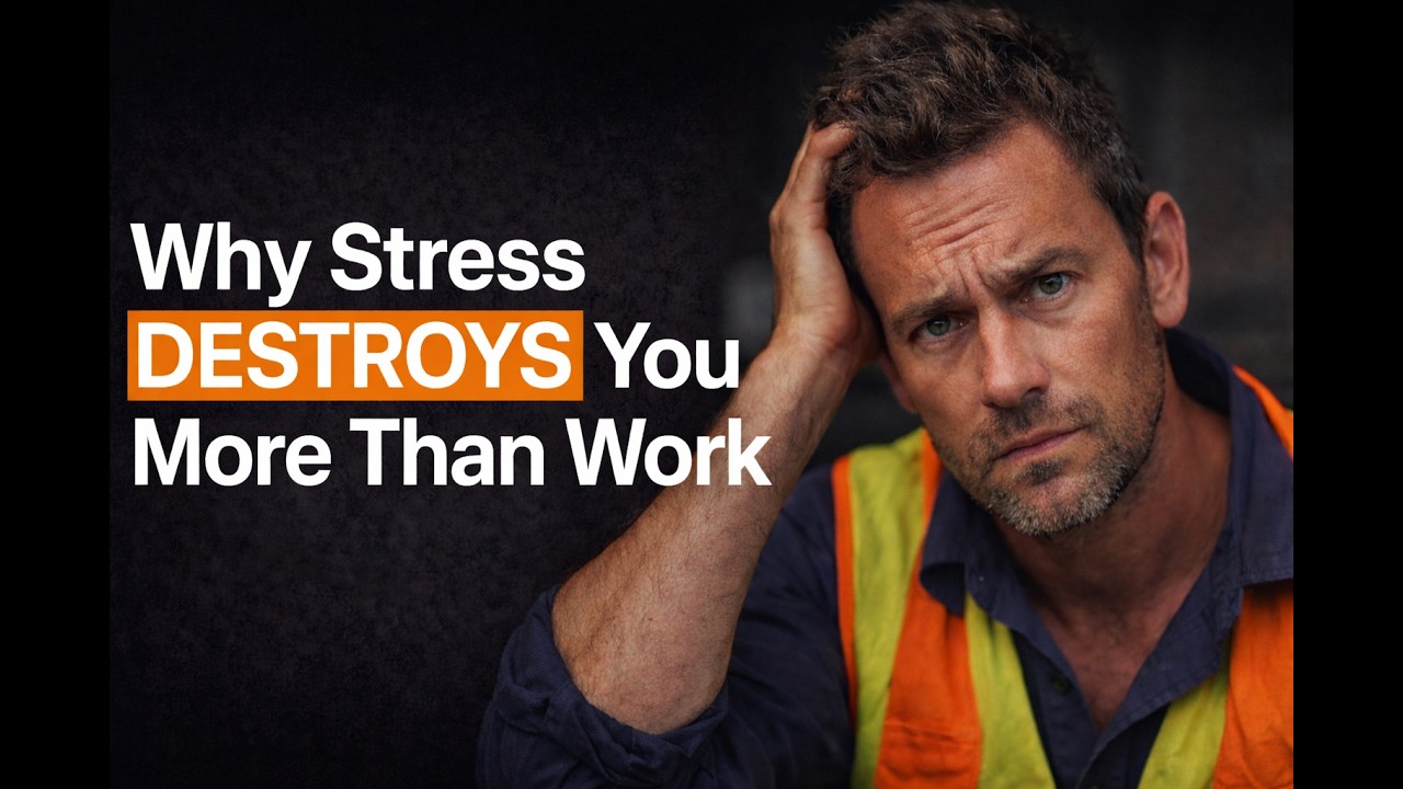 Why does stress drain my energy more than hard work?