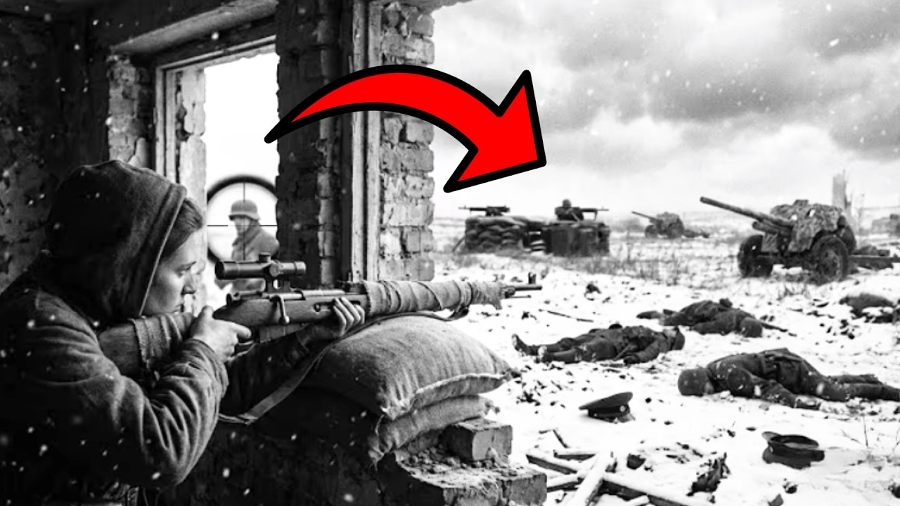 She Smiled at 309 Nazis — The Young Sniper They Never Saw Strike