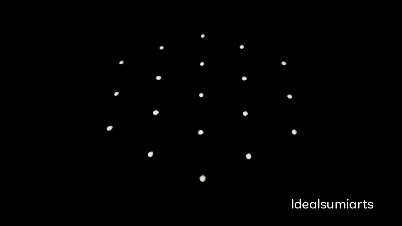 Simple Design for Beginners || Very Beautiful Rangoli 
