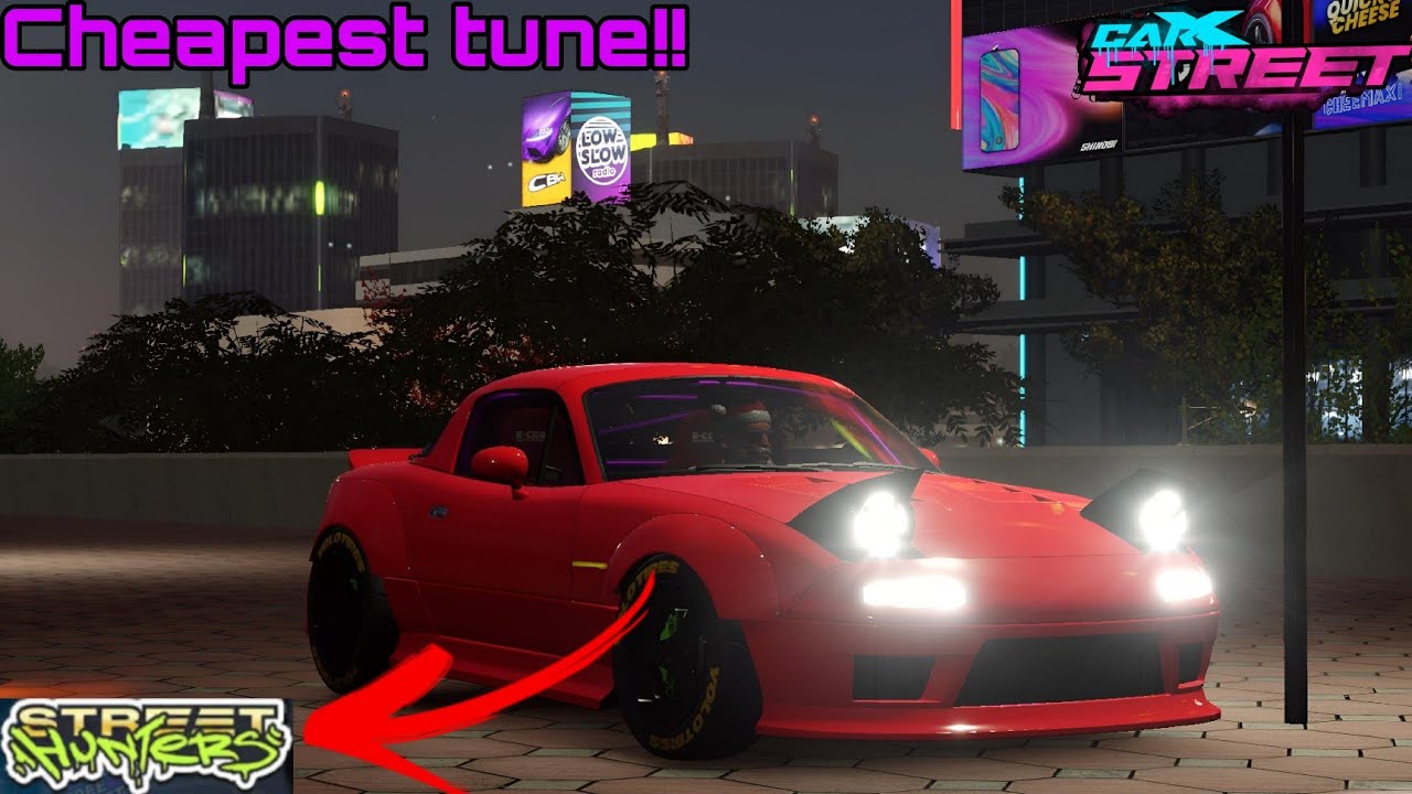 CarX Street | Cheapest Miata tune for Street Hunters club without any gold parts with full setup!!!