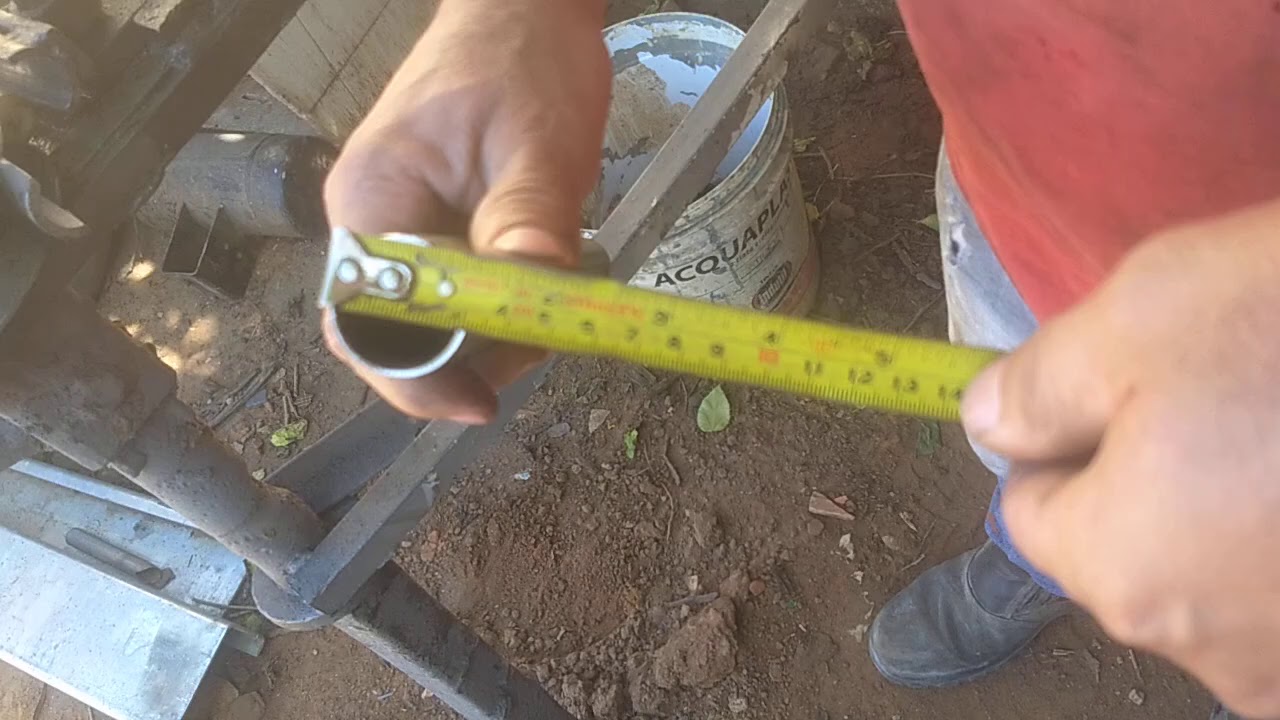 Curvadora de tubos caseira fácil de fazer
