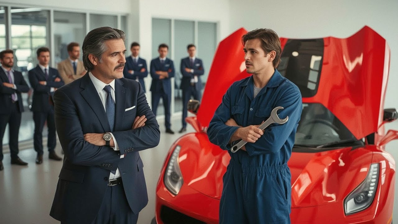 30 ingegneri non ripararono la Ferrari del milionario finché il meccanico povero fece l'impossibile!