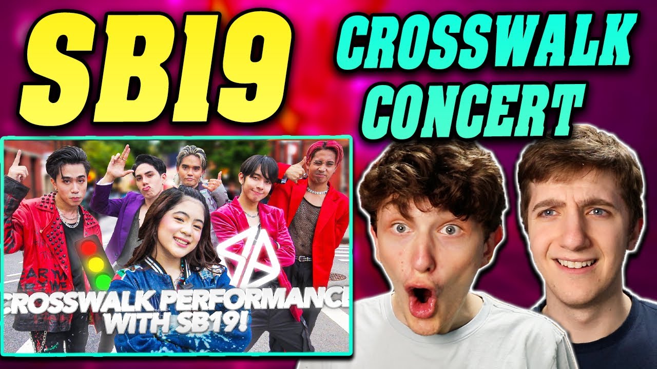 Crosswalk Concert with SB19 REACTION!! | Niana Guerrero