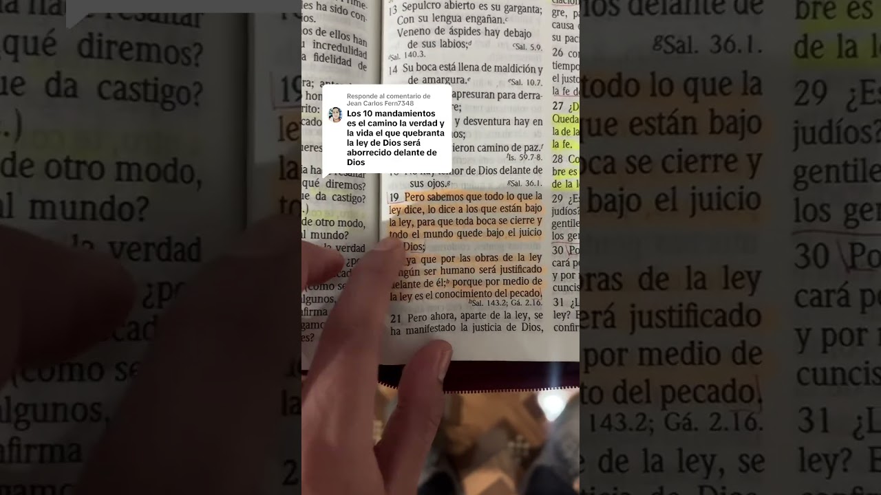 Por las Obras de la ley Nadie se justificará