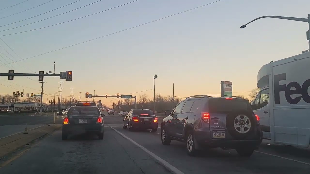  Driving around in Levittown and bristol ,Pennsylvania 
