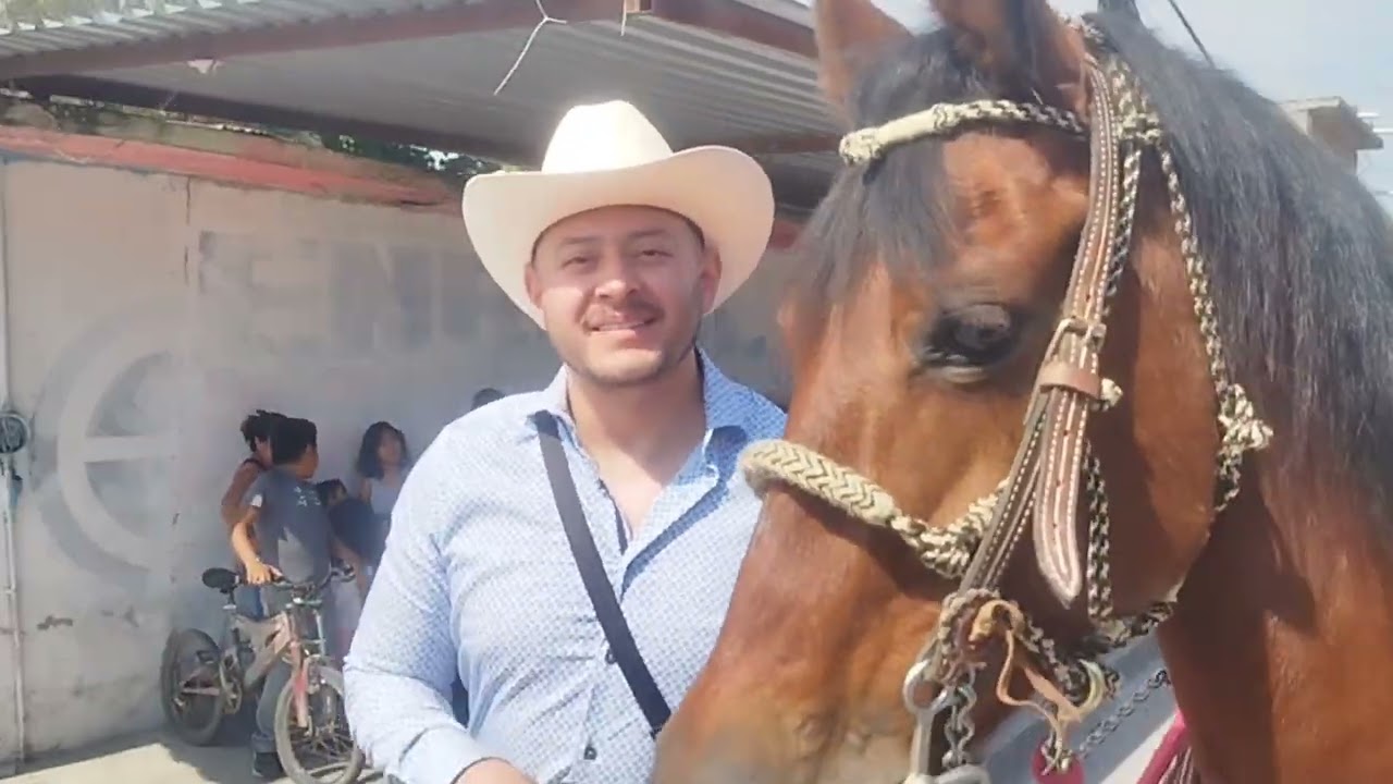 Cabalgata en Tlaquiltenago Mor. Escuche lo que me dijo el Sr. Popoca.👍