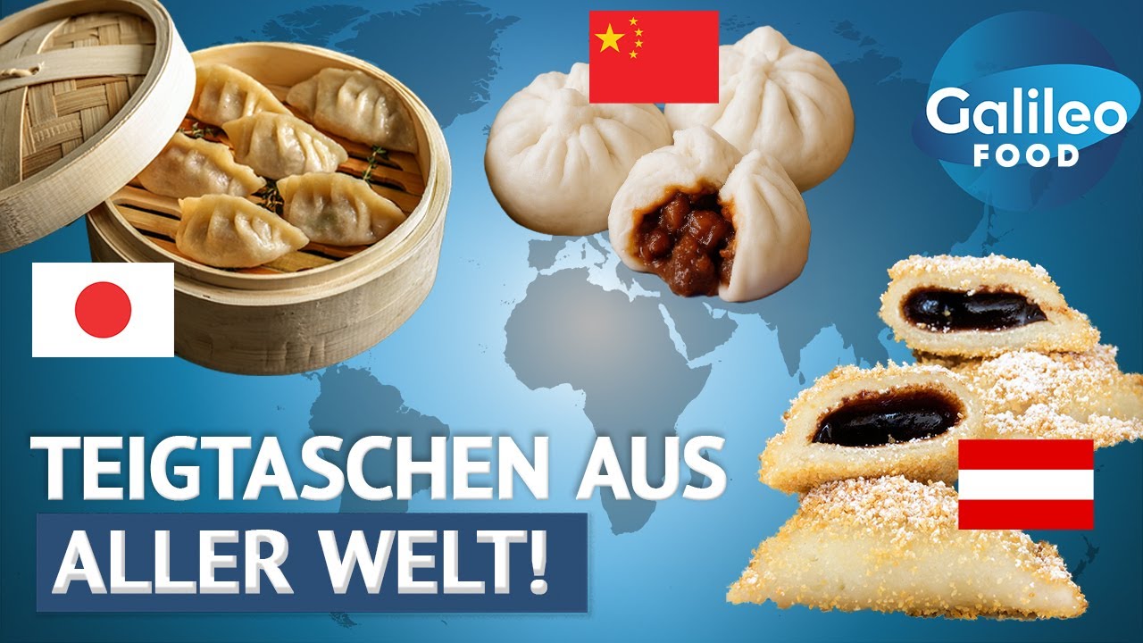 Die BESTEN Teigtaschen aus aller Welt: Gyoza, Powidltascherl & Char Siu Bao! | Galileo Food