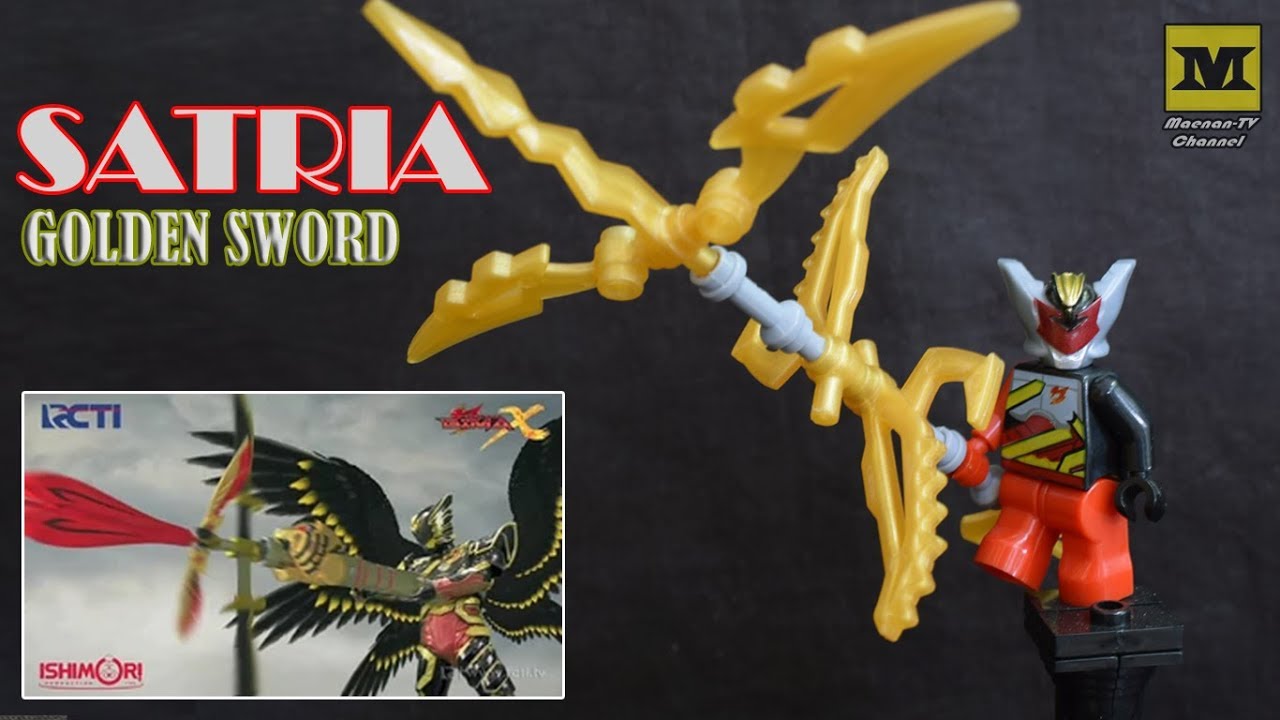 Bima-X BRIX : Satria GOLDEN Sword (Fusion Weapon) Satria Heroes