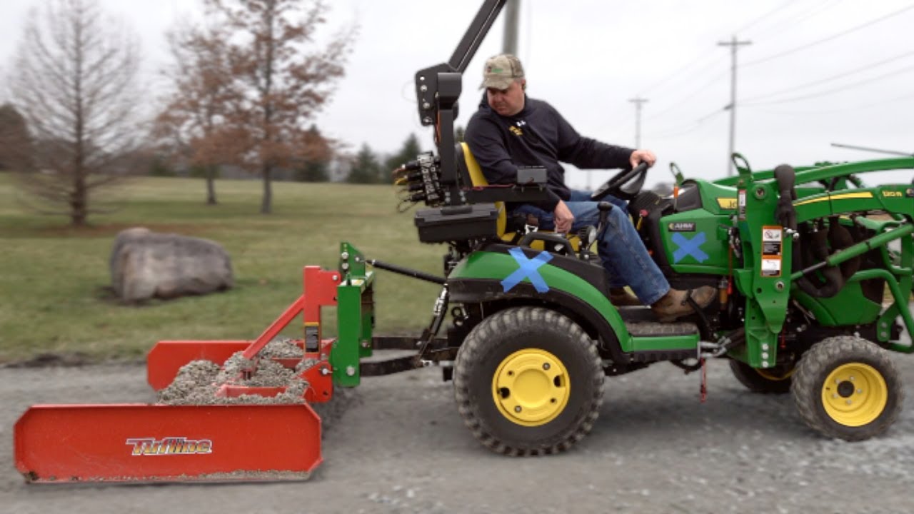 John Deere 1025R Turbo Real World Loader & Land Plane.  SUPER SUBCOMPACT!!
