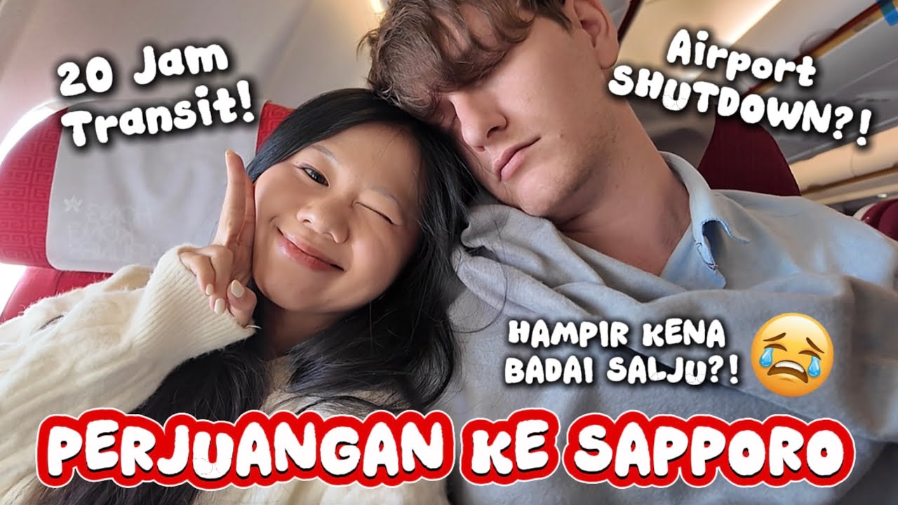 20 JAM TRANSIT DI HONG KONG DEMI SALJU DI JEPANG😭🇯🇵 [Sapporo VLOG 2026]