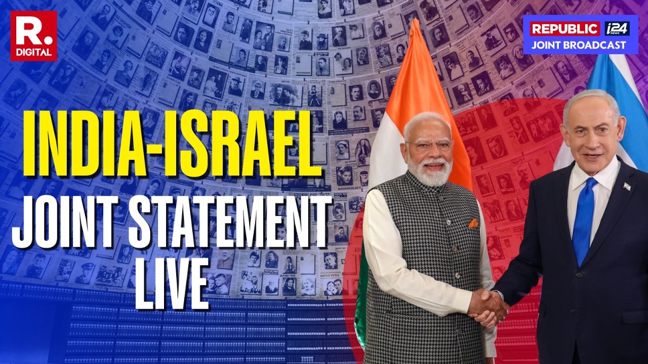 PM Modi & Netanyahu Issue Joint Statement After Key MoU Exchange LIVE | India-Israel MoU Exchange