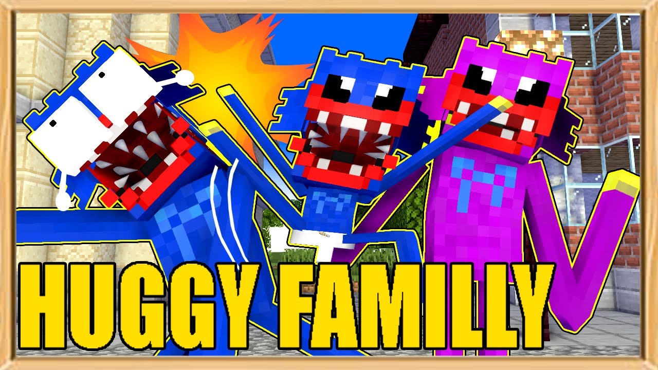 HUGGY FAMILLY - MINECRAFT ANIMATION
