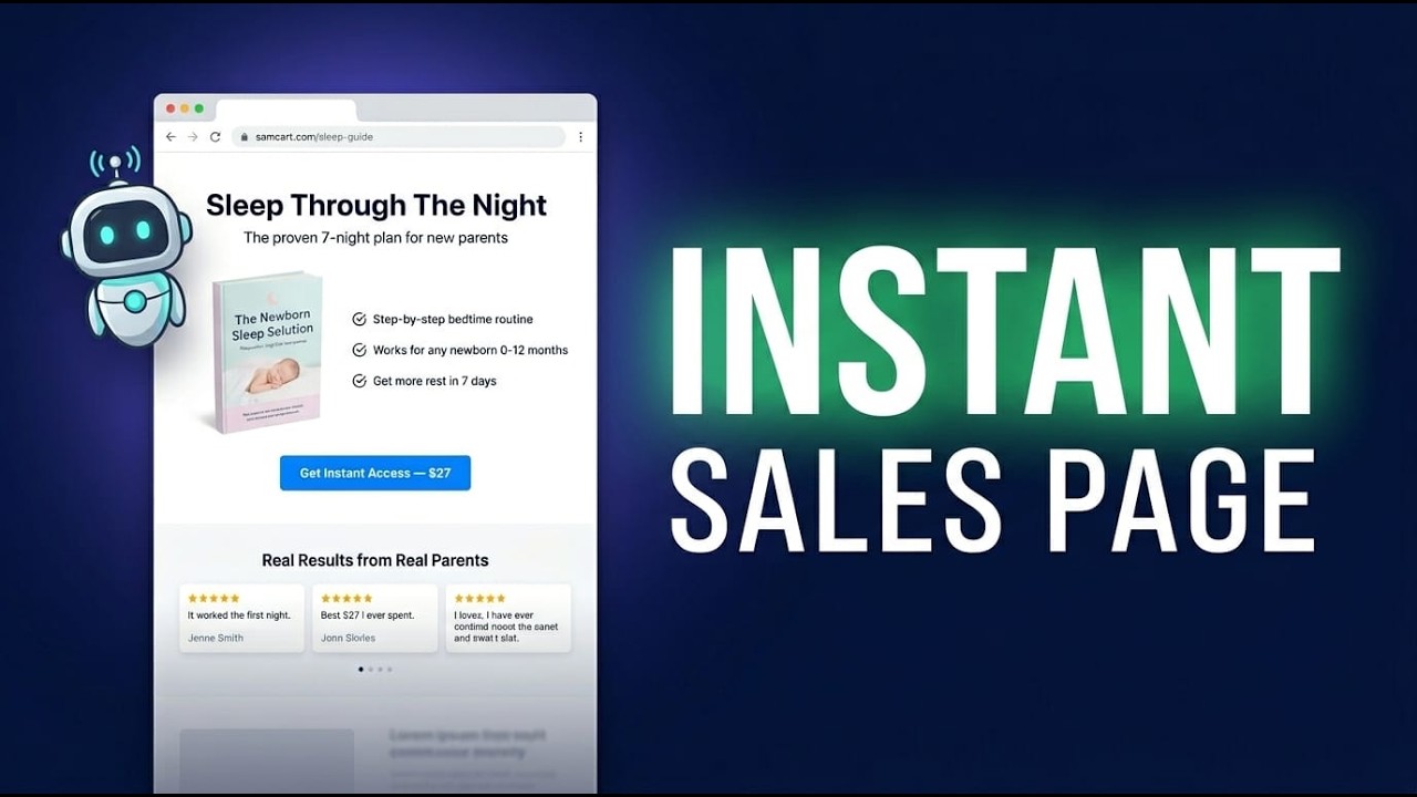 I Built a Sales Page in 2 Minutes With AI (Full Walkthrough)