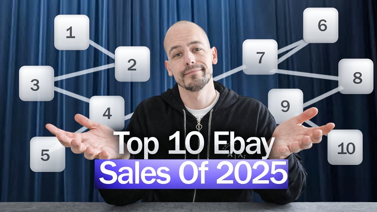 Мои 10 лучших продаж на eBay в 2025 году как продавца из Канады.