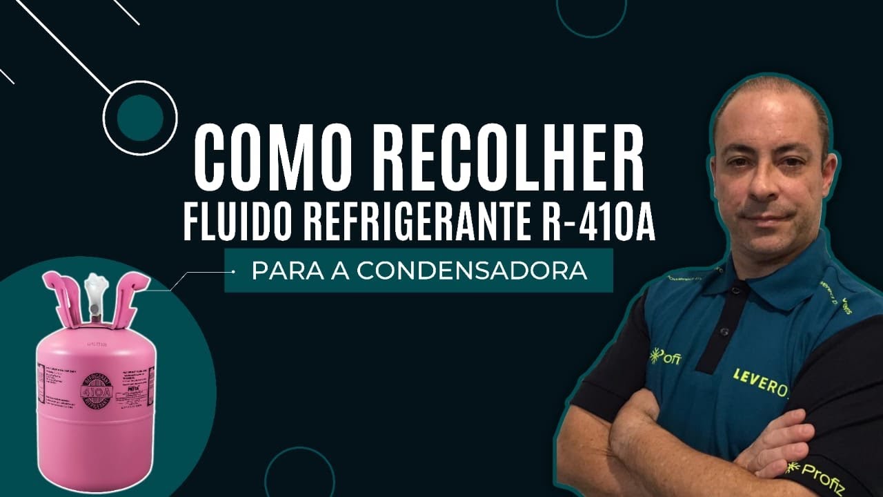 TOP R410A Eu recolhi na Cond #recolhimento #fluido